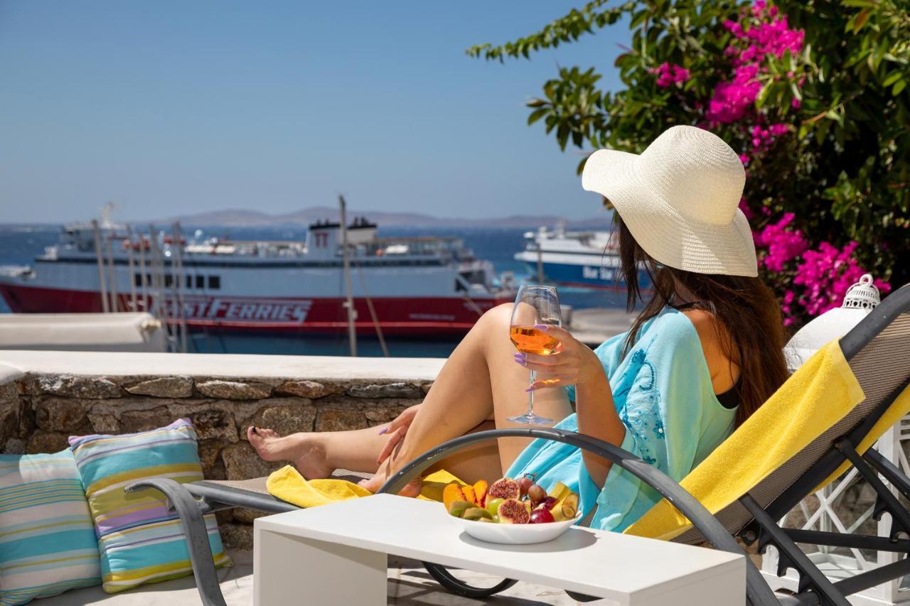 Olia Hotel Tourlos Eksteriør bilde
