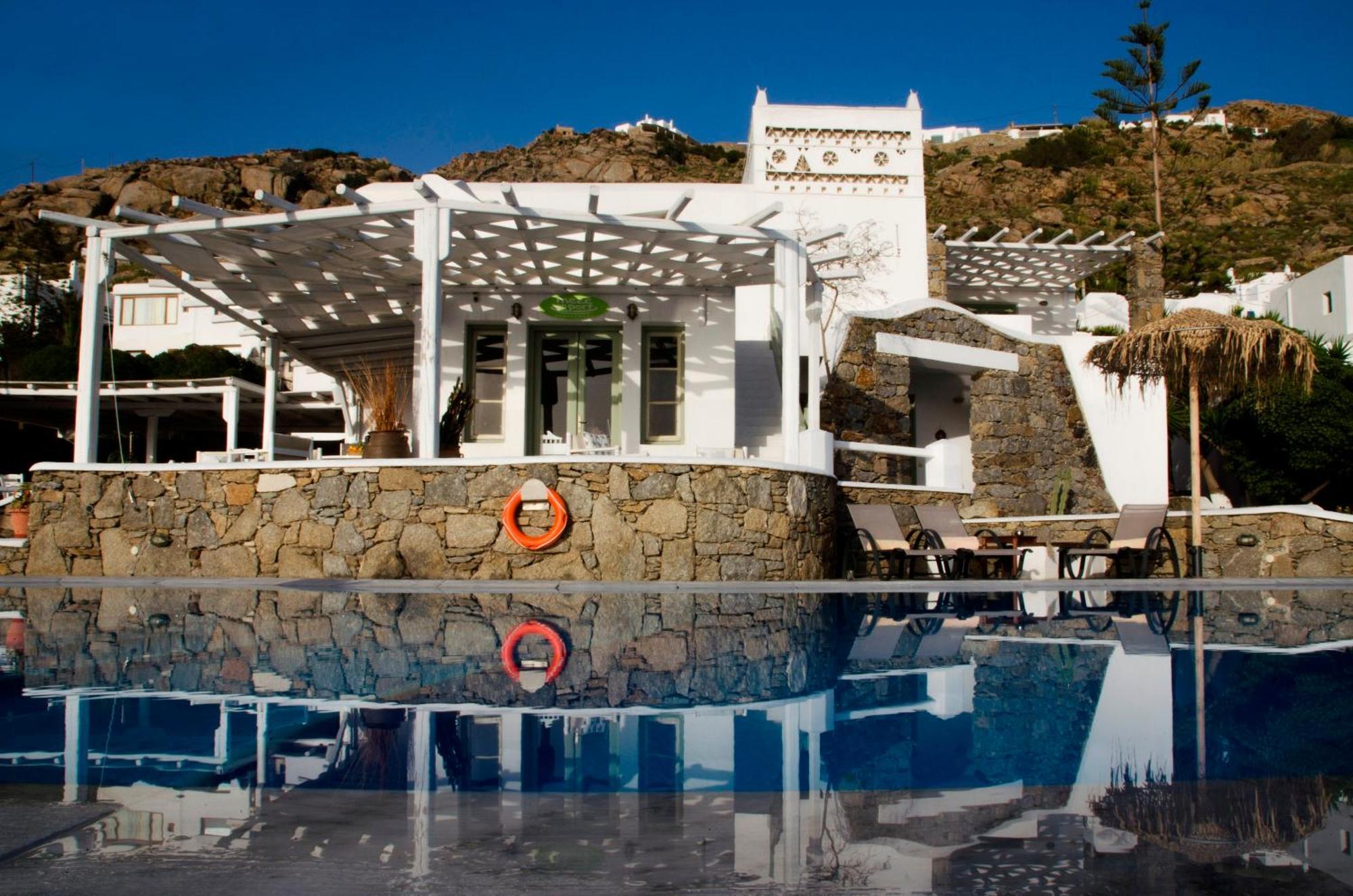 Olia Hotel Tourlos Eksteriør bilde