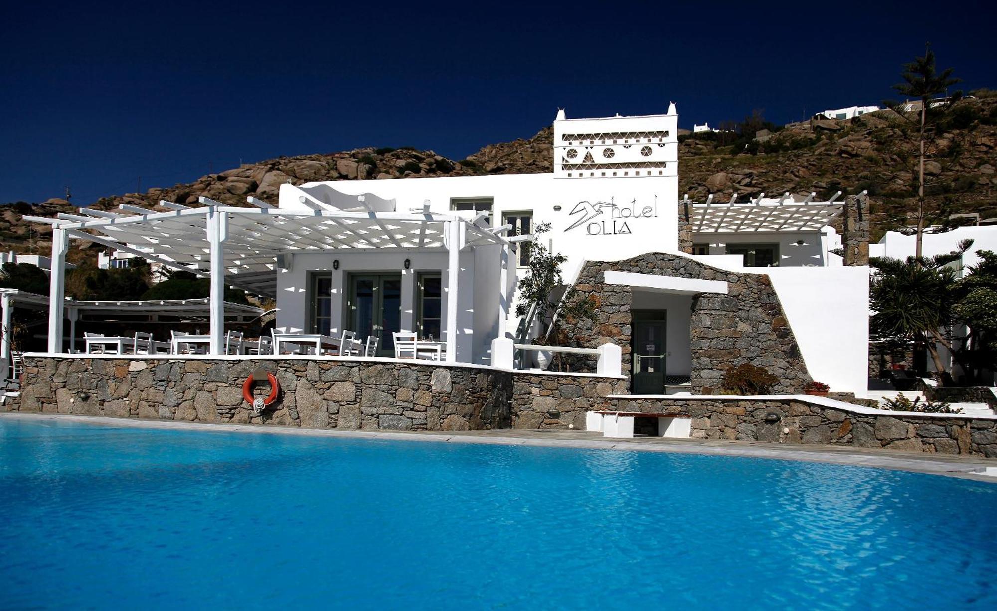 Olia Hotel Tourlos Eksteriør bilde