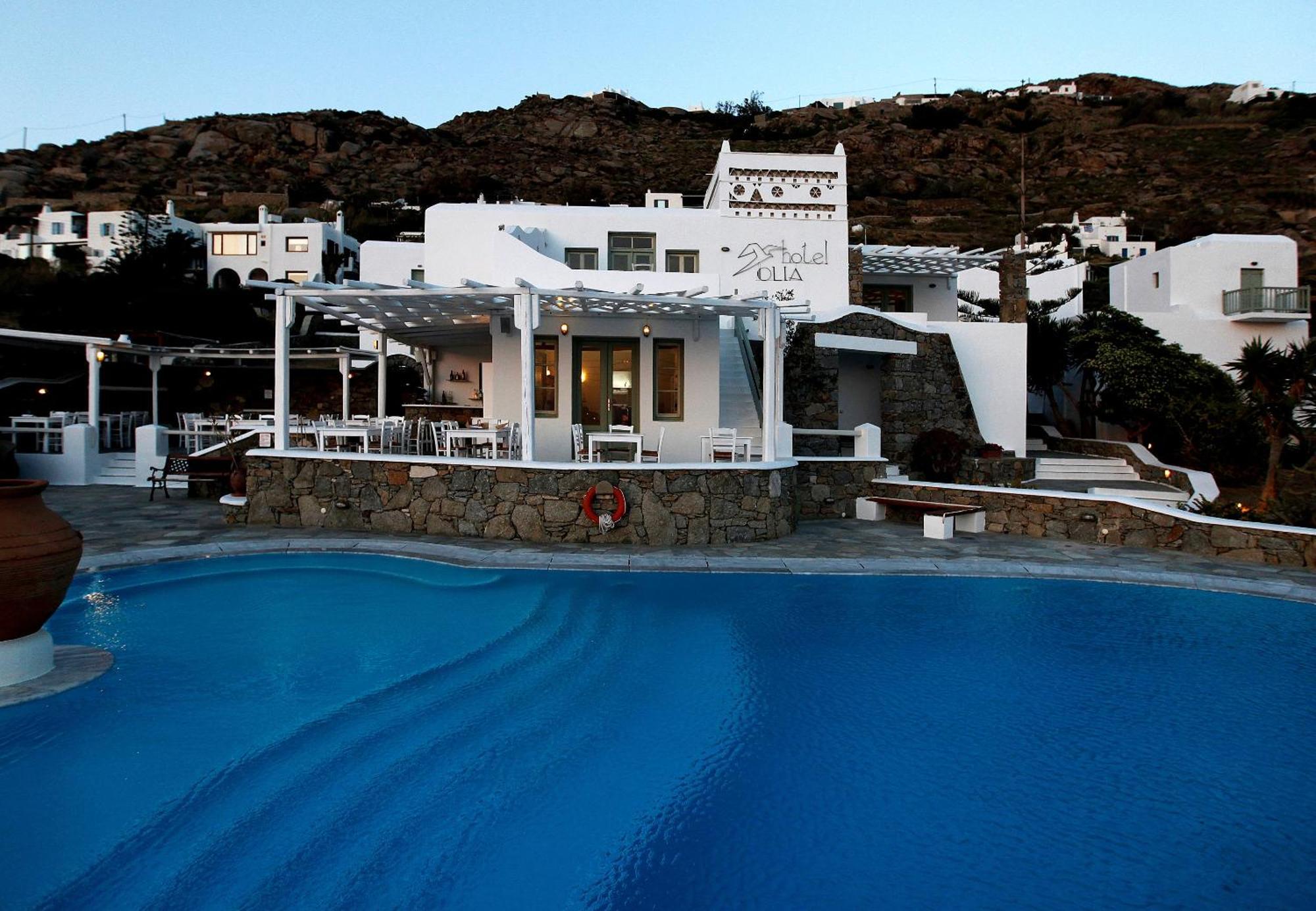 Olia Hotel Tourlos Eksteriør bilde
